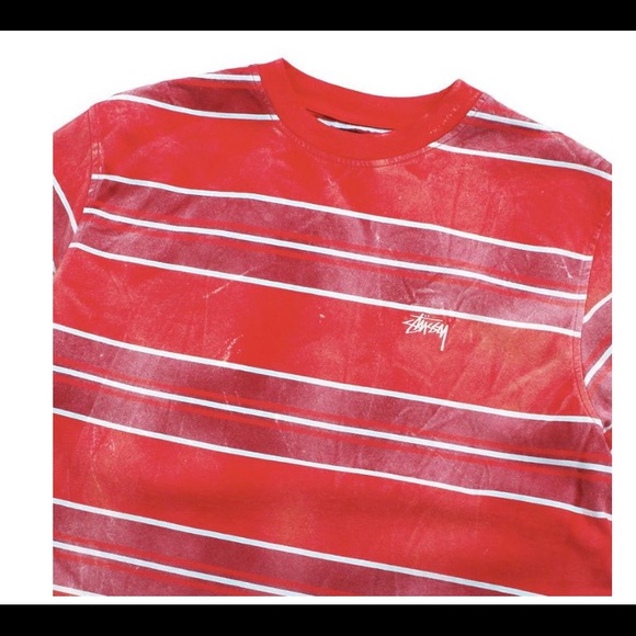 Stussy

Bleach Stripe Long Sleeve Crew Red - Picture 1 of 3